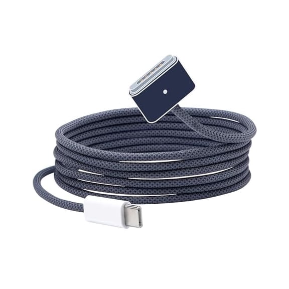 liuliuliu 140W USB C to Magnetic 3 Cable (2m/6.6ft), USB C Cable Compatible with MacBook Air (15/13-inch M3 2024, 15-inch M2 2023, 13-inch M2 2022), MacBook Pro (16/14-inch 2023/2021), Midnight