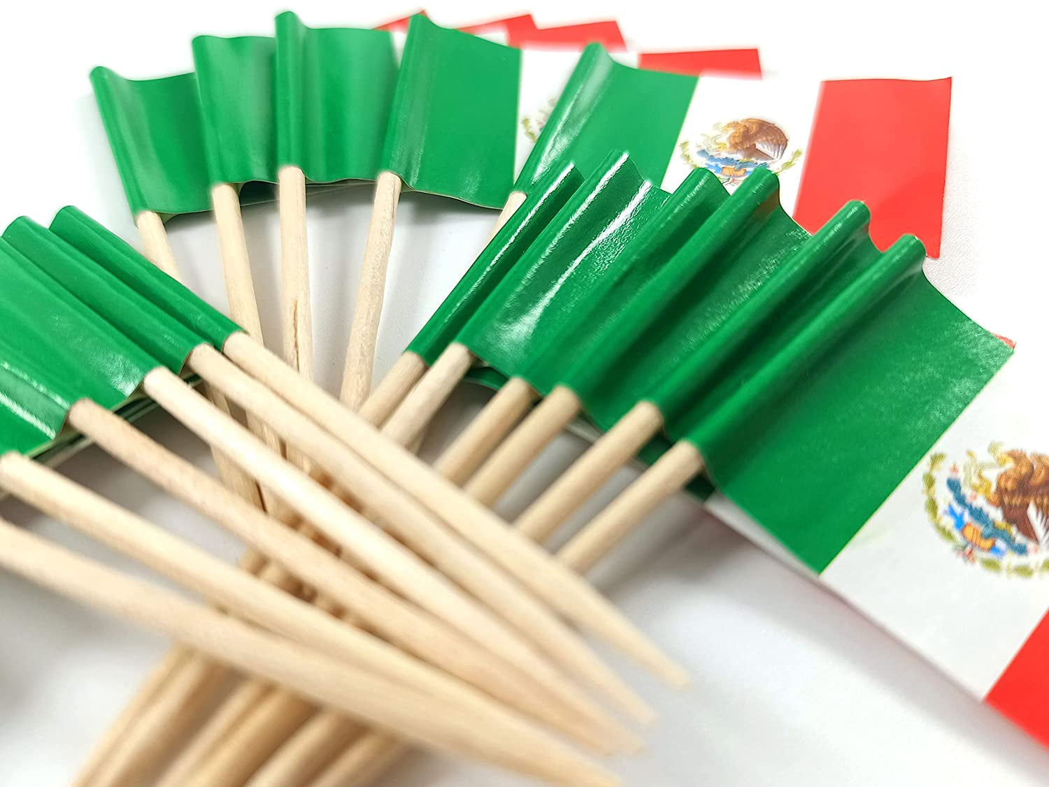 100 Stück England-Flaggen Zahnstocher – 6,5 Cm, Für Cupcakes & Party-Deko