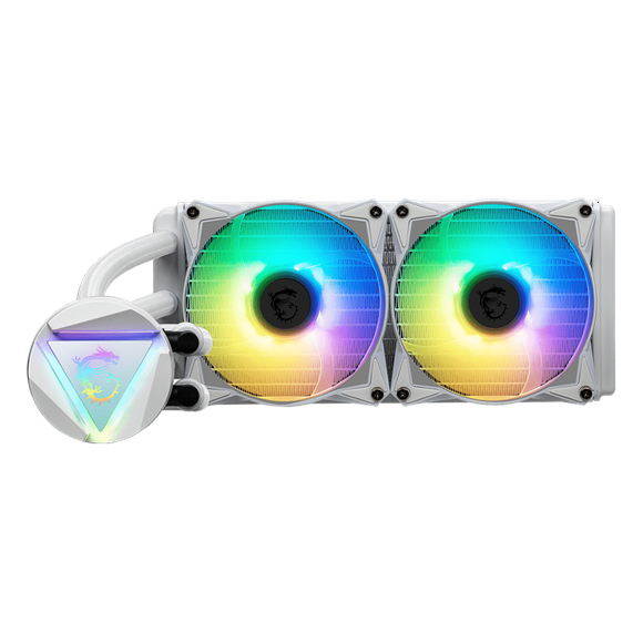 MSI AIO Liquid CPU Cooler, MAG Coreliquid 240R V2 White, INTEL LGA 1700, AMD AM5
