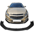 thumbnail image 2 of Ikon Motorsports 3PCS Front Bumper Lip Body Kit Spoiler Splitter Protector Added on Bodykit Replacement Compatible With 2016-2018 Chevrolet Cruze PP - Polypropylene Matte Black, 2 of 5