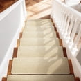 thumbnail image 5 of PURE ERA Non Slip Carpet Stair Treads Self Adhesive Rugs Covers Mats Soft Washable(Set of 7,Beige,9.5" x 30"x1.2"), 5 of 10