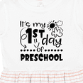 thumbnail image 4 of Inktastic It's My 1st Day of Preschool Clouds and Sunshine Girls Toddler Dress, 4 of 5
