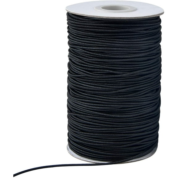 100 Yards 2 mm Elastic Cord Stretch String Elastic Fabric String Beading Cord Craft Thread for Jewelry Bead Craft Making