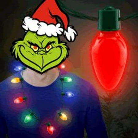 huge old school christmas light bulb necklace walmart com huge old school christmas light bulb necklace walmart com