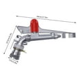 thumbnail image 5 of 2” Water Spray Gun, Agricultural Irrigation Spray Gun, 360° Large-Area Irrigation Spray Mini-Gun Sprinkler with Nozzle Set, 5 of 8