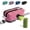 Pink, variant on Dog Poop Bag Holder for Leashes - Dog Poop Bag Dispenser and Treat Holder with 2 Waterproof Pouches for Pet Waste Bags and Walking Accessories + 1 Free Roll - Leashrr 2.0 (Black)