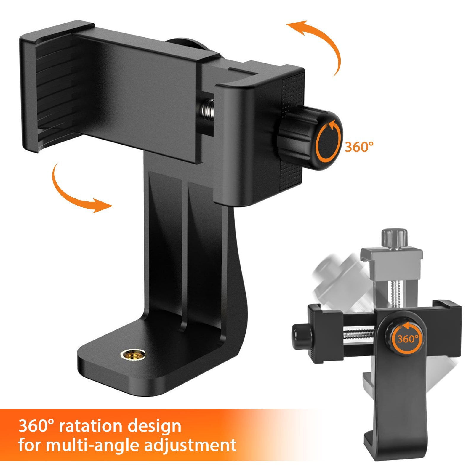 2 Pack Phone Tripod Stand, Flexible Cell Phone Tripod Portable and Adjustable Camera Stand Holder with Wireless Remote