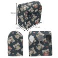 thumbnail image 4 of Romantic Stand Mixer Cover, Raccoon with I Love You Heart Kisses Birthday Celebration Graphic, Kitchen Appliance Organizer Bag Cover with Pockets, 5 Quarts, Multicolor, by Ambesonne, 4 of 4