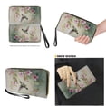 thumbnail image 4 of TSOVTHRID Hummingbird Cherry Blossom Print Tote Bag with Purse Lightweight Leather Handbag and Wallet Set for Women Waterproof Totes Top Handle Handbag with Matching Purse,, 4 of 7
