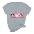 thumbnail image 4 of Nrmvnmi Mothers Baseball Tee Shirt for Women Short Sleeve Letter Printed Graphic Mom Gifts Tee Shirts Mothers Day Gifts, 4 of 4