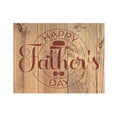 thumbnail image 2 of Happy Father's Day Hat and Bow Tie Stencil Template Reusable 8.5 x 11 Inches for Painting on Walls, Wood, Arts and Crafts by Stencilville, 2 of 2