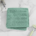 thumbnail image 3 of Mainstays Performance Cotton Washcloth, Super Soft Quick Dry Fade Resistant, Textured Green, 3 of 7
