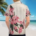 thumbnail image 6 of High Quality Hawaiian Shirts for Men Short Sleeve Aloha Beach Shirt Floral Summer Casual Button Down Shirts Blouses 99CJ65, 6 of 7