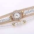 thumbnail image 3 of NovaStitch Women's Bracelet Watch, Bangle Watches for Women, Fashion Quartz Wrist Watch with Rhinestone and Pearl Bracelet, Ladies Dress Watch Jewelry Set, Women Watches Jewelry Accessory, 3 of 3