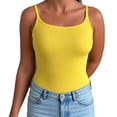 thumbnail image 5 of BUIGTTKLOP Tank Tops for Women Square Neck Spaghetti Strap Camisole Tops Summer Basic Cami Shirts, 5 of 6