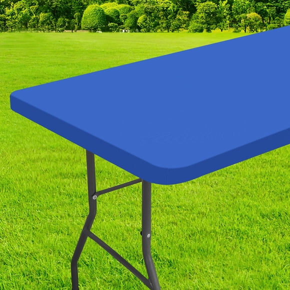 Mantel ajustable impermeable con elástico 61 x 122 cm, azul