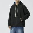 thumbnail image 6 of Men's Long-Sleeved Hoodies Fashionable Casual And Loose In Three Styles, 6 of 12