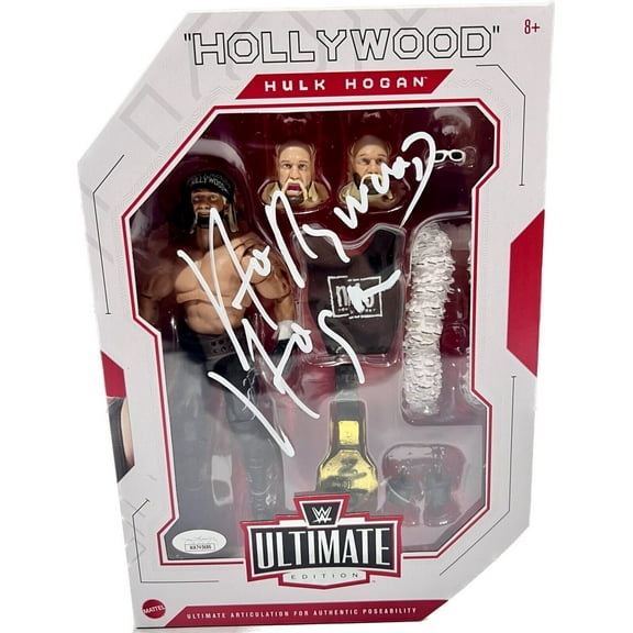 Hollywood Hulk Hogan Signed Autographed Ultimate Action Figure JSA Authenticated