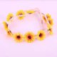 thumbnail image 3 of Corona de girasol Corona de pelo Margarita Flor Diadema Hippie, 3 of 4