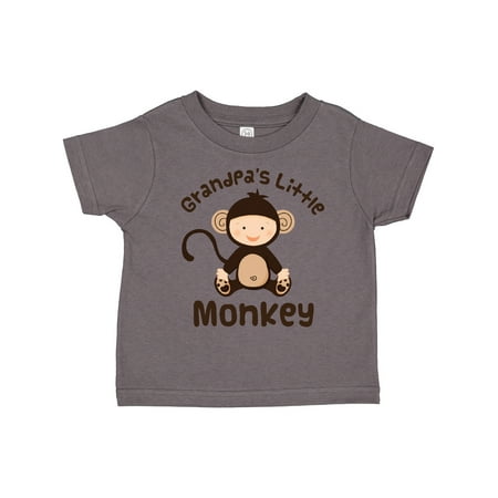 

Inktastic Grandpas Little Monkey Gift Toddler Boy or Toddler Girl T-Shirt
