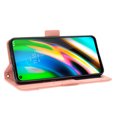 thumbnail image 5 of Case for Motorola MOTO G9 Plus Cover Adjustable Detachable Card Holder Magnetic closure Leather Wallet Case - Pink, 5 of 5