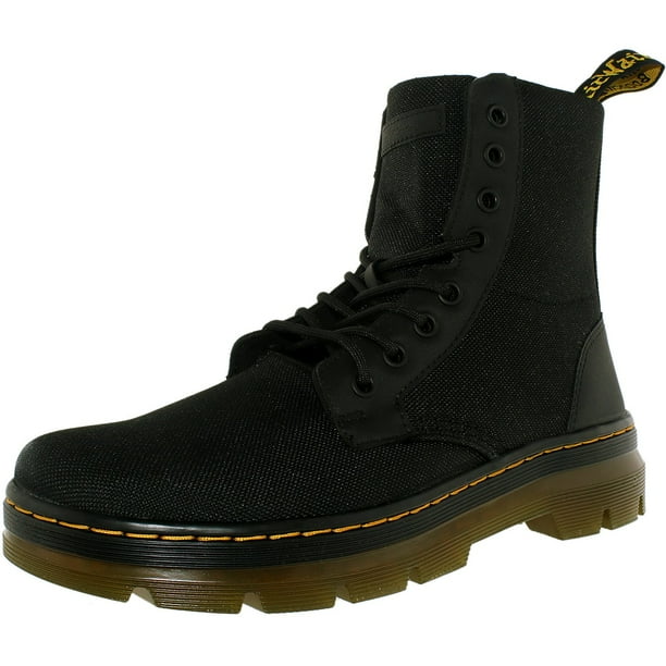 dr martens combs tech 8 eye boots in black