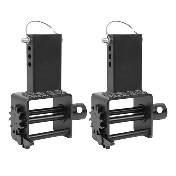 Telyswee 2-Piece Trailer Stake Pocket Winch - Heavy-Duty Flatbed Trailer Tool with Standard Size Winch Bar