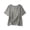 Gray, variant on qafoshin Womens Linen T-Shirts Crew Neck Short Sleeve Summer Tops Solid Color Loose Pullover Tees
