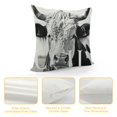 thumbnail image 4 of Orinice Cow Graphic Decorative Pillow Cover for Home Couch Living Room Bed Sofa 18x18in, 4 of 5
