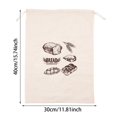 thumbnail image 3 of Bread for Freshness Storage Reusable Kitchen Food Keep Loaves Soft Longer Washable Cloth Wrap, 3 of 7