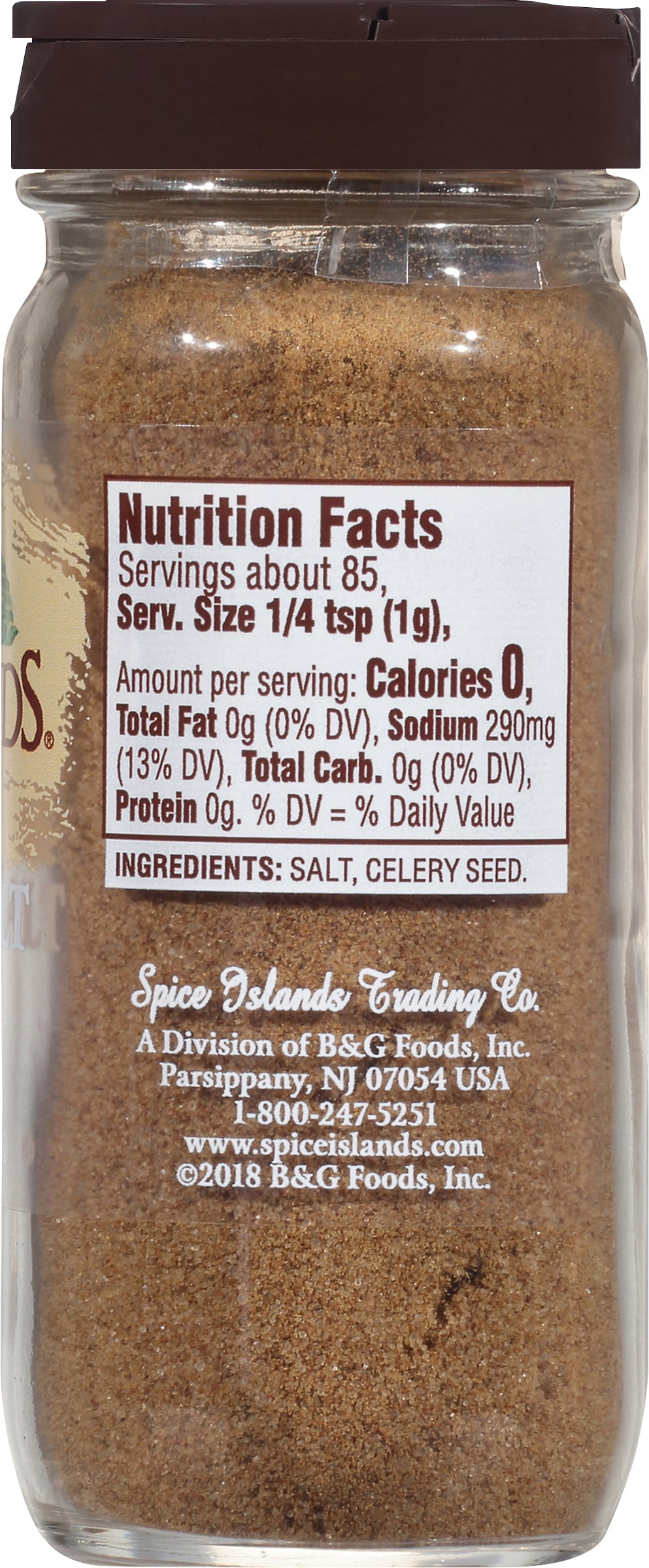 (3 pack) Spice Islands Celery Salt, 3 oz