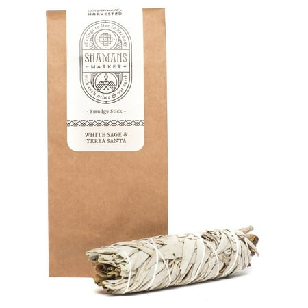- Yerba Santa & White Sage Incense Smudge Bundle 7 in.
