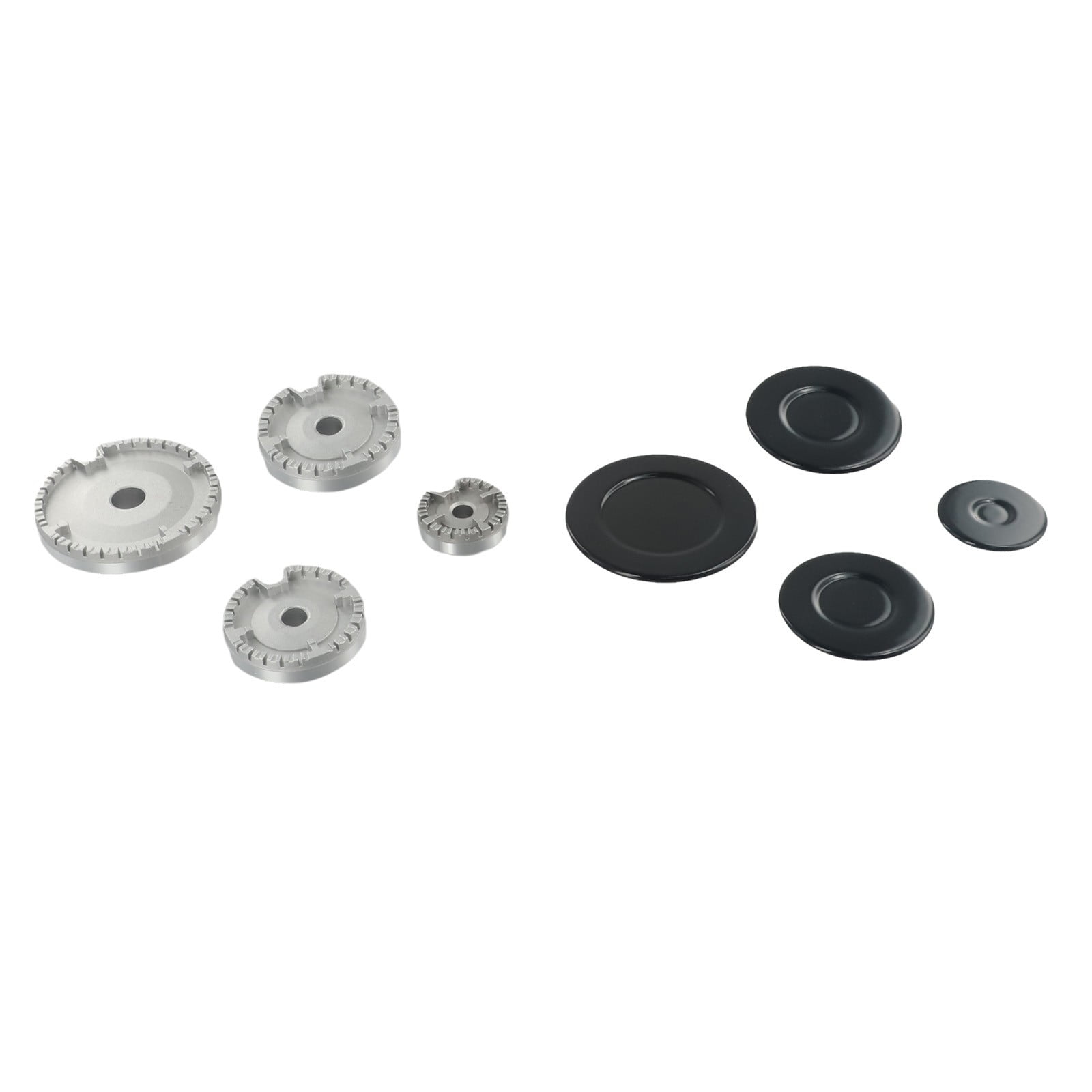 CHENGSI for Upgrade Cooker Hat Set Oven Gas Hob Burner Crown Cap Replacement Kit for Kitchen Stove Handles Lid Uniform Heat Distribution Easy Clean