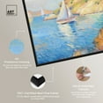 thumbnail image 4 of Sail Off In The Morning Impressionism Wall Art /Monet And Van Gogh Inspired Art Canvas Wall Art by Art Remedy, Black Floater Frame, 16" x 11", 4 of 7