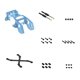 thumbnail image 1 of Kit de Montaje de Soporte para Pavo20 HD VTX Compatible con para O3 para Piezas de Dron FPV de 2 Pulgadas, Color Azul, 1 of 6