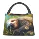 thumbnail image 1 of Fotbe Daisy Sleeping Sloth Bolsa Térmica Portátil con Estampado, Bolsa de Entrega de Alimentos Aislada, Bolsa Reutilizable de Gran Capacidad para Comidas y Supermercado, 1 of 6