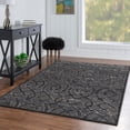 thumbnail image 2 of Linon Home Décor Hi Lo Area Rug Collection, Blue and Gray, 5' x 7.5', 2 of 4