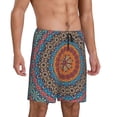 thumbnail image 2 of Easygdp Mandala Men's Short Pajama Pants, Sleep Shorts, Household Pants, Casual Pants with Pockets - XX-Large, 2 of 9