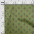 thumbnail image 1 of oneOone Cotton Silk Fabric Floral & Flying Swan Block Fabric Prints By Yard 42 Inch Wide, 1 of 4