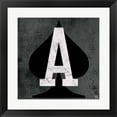 thumbnail image 1 of Ace of Spades Gray by Aubree Perrenoud, Framed Wall Art, 19.5W x 19.5H, 1 of 1