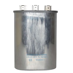 

Appli Parts Dual Run Capacitor 25 + 5 Mfd (microfarads) 370 Volts Oval 2-3/4 in Wide 1-3/4 in Depth 4-1/8 Height CON-25/5-370 Replaces CAP-25/5-370