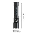 thumbnail image 3 of LED Flashlight 1000 Lumens Rechargeable Zoomable Aluminum Alloy Handheld Torch | 4 Lighting Modes High Brightness | Long Range IPX6 Waterproof | USB Charging Cable Included, 3 of 8
