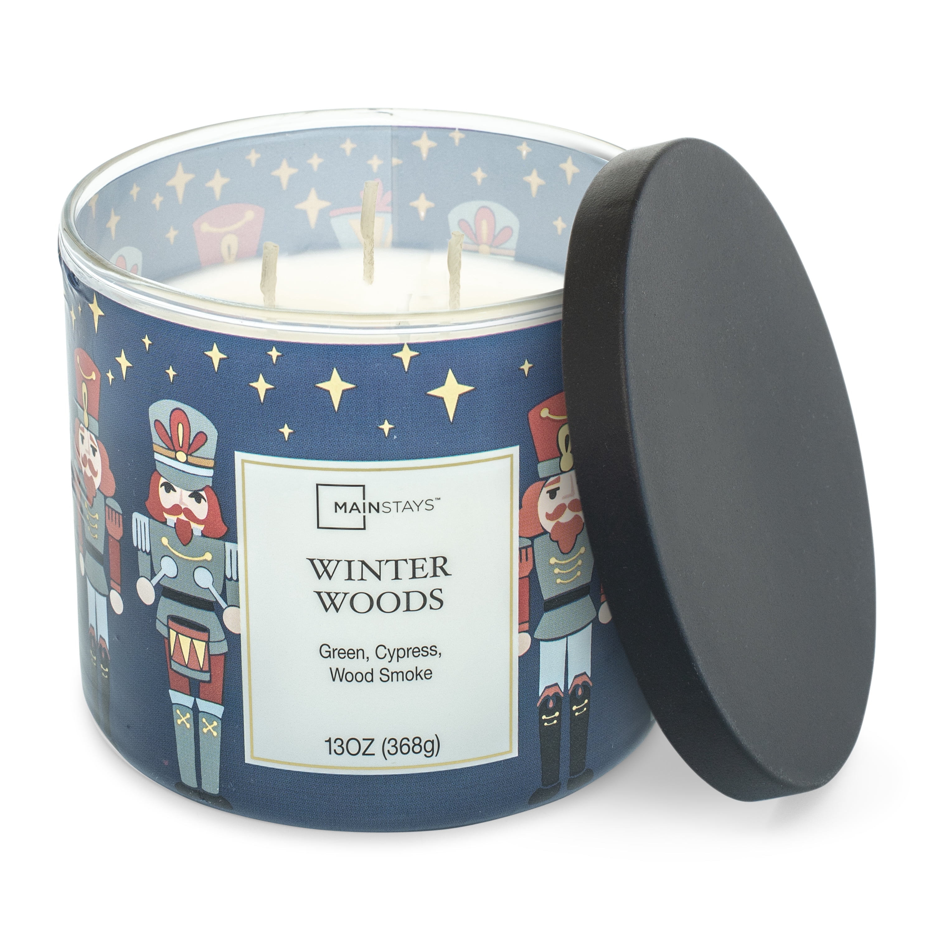 Mainstays Scented 3-Wick Jar Candle, Winter Woods,  13 oz.
