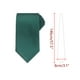 thumbnail image 2 of CORBATA DE HOMBRE INSPIRE CHIC para el Día del Padre, corbatas de color sólido, corbatas texturizadas clásicas para bodas formales, talla única, verde oscuro, 2 of 4