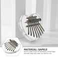 thumbnail image 3 of 1Pcs Portable Mbira Finger Piano with Synthetic Material for Friends, 3 of 8