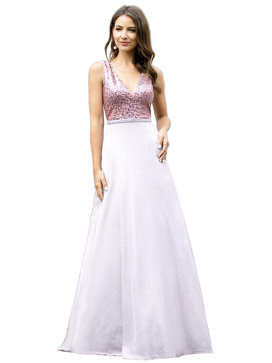 dusty pink wedding guest dress