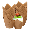thumbnail image 1 of 200 piezas de envoltorios para cupcakes con forma de tulipán para moldes para hornear, envoltorios para muffins con forma de tulipán, envoltorios para cupcakes, 1 of 7