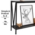 thumbnail image 4 of Coromose Narrow Console Table with Storage Shelf, 42.9" Long Sofa Side Table for Living Room, Entryway, Hallway, Foyer, Black, 4 of 8