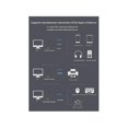 thumbnail image 3 of 100m Usb Bluetooth Adapter Bluetooth 5.3 Transmitter Bluetooth Audio Receiver External 4dbi Antenna, 3 of 5