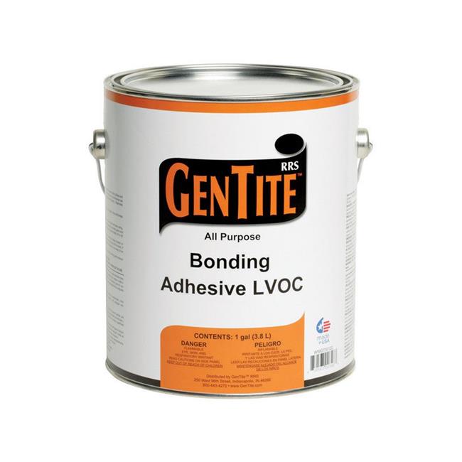 Gentite 1837095 Yellow Polychloroprene & SBR Roll Roofing Adhesive, 1 gal Case of 4 Walmart